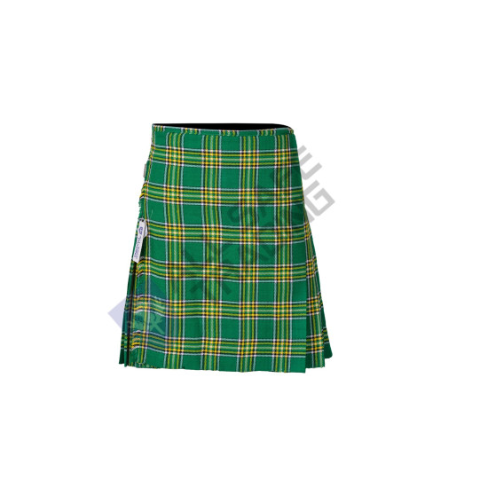 Scottish Boys 13-Oz Casual / Formal Wear, Irish Heritage Tartan Kilt