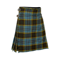 Men's Scottish 6 Piece Casual Kilt Outfit with Sporran, Anderson Tartan Kilt