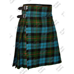 Men's Scottish 6 Piece Casual Kilt Outfit with Sporran, Gunn Ancient Tartan Kilt