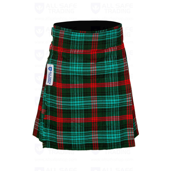 Men's Scottish 6 Piece Casual Kilt Outfit with Sporran, Ross Hunting Tartan Kilt