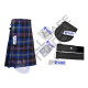 Men's Scottish 6 Piece Casual Kilt Outfit with Sporran, Scottish Heritage Tartan Kilt