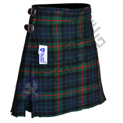 Scottish Men's 9 Piece 8 Yards Kilt Outfit, Gunn Tartan Kilt