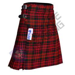 Scottish Men's 9 Piece 8 Yards Kilt Outfit, Macdonald Tartan Kilt