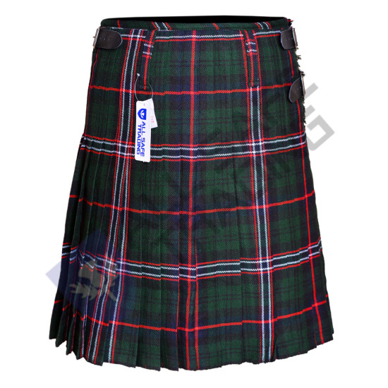 Scottish Men's 9 Piece 8 Yards Kilt Outfit, Scottish National Tartan Kilt