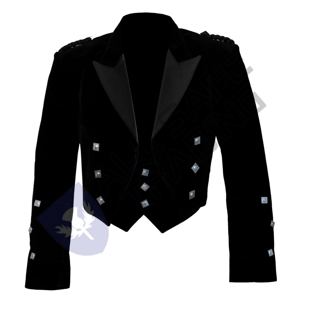 Sizes 36/" New Argyle Kilt Jacket With Waistcoat//Vest 54/"