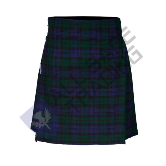 Scottish Black Watch Tartan Comfy Kilt